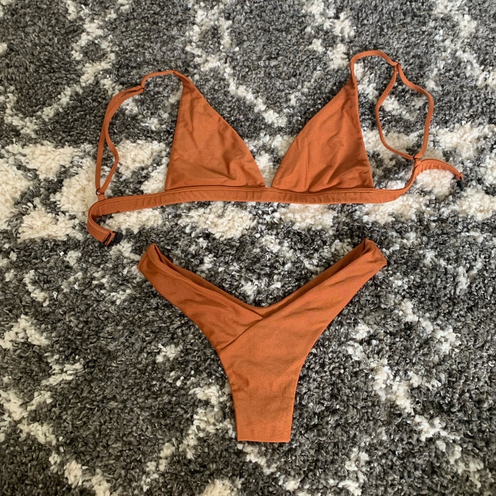 Fae Swim Rust Bikini As seen on alexis ren